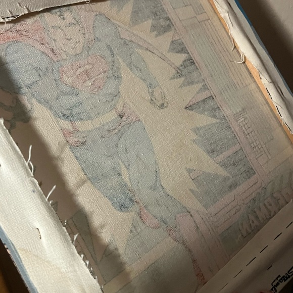 DC Comics Wall Decor 975 Rare Vintage Superman Dc Fabric Wall